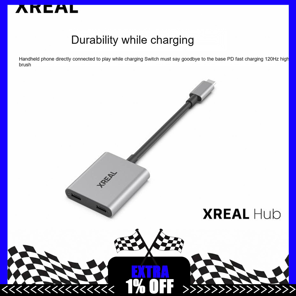 Gaming Console Rog Ally - อะแดปเตอร์ USB-C XREAL Hub สำหรับแว่นตา AR