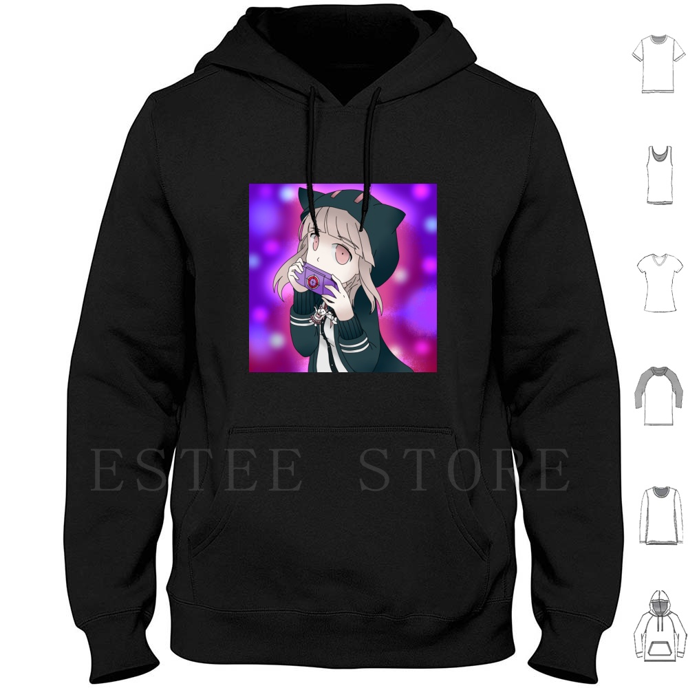Gaming Console Keychain - Chiaki Nanami Hoodies แขนยาว Chiaki Nanami