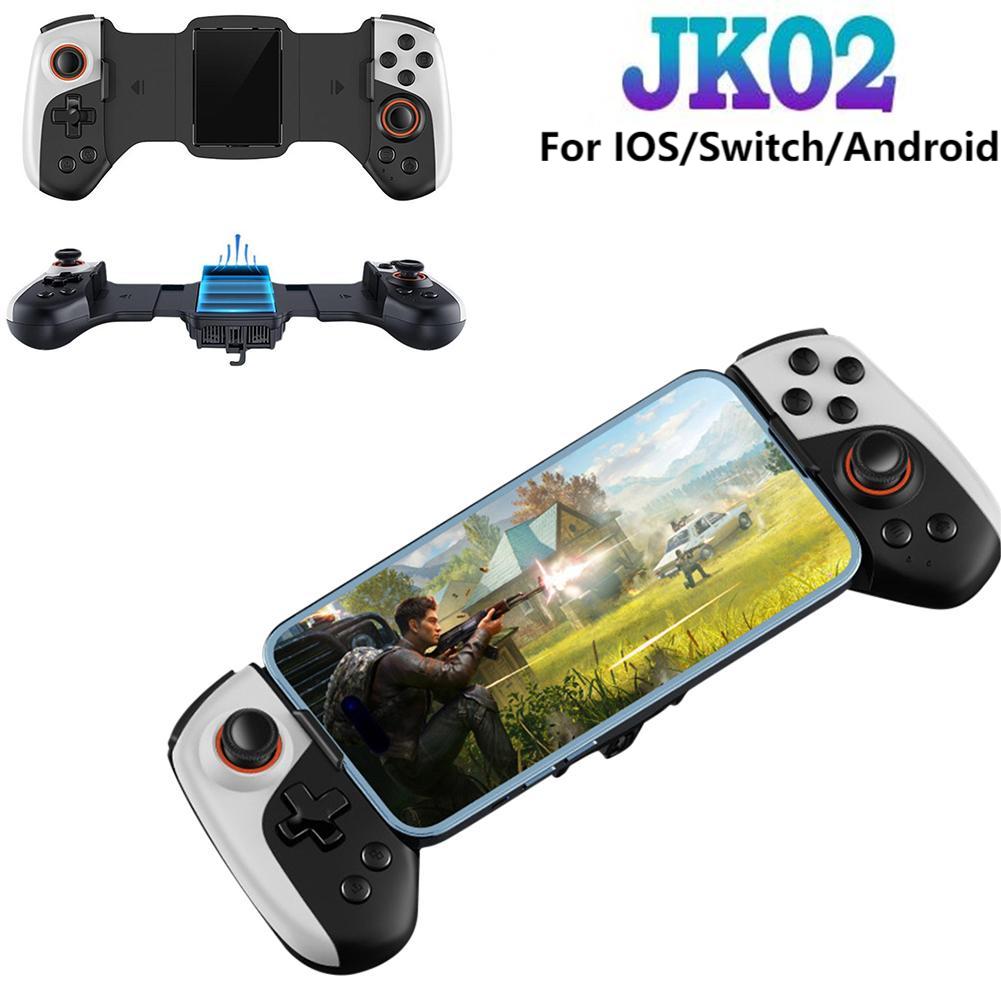Gaming Console For Phone - JK02หม้อน้ำเกมเซมิคอนดักเตอร์จอยควบคุมเกมกล้องส่องทางไกลสำหรับ iOS/สวิตช์/Android จอยสติ๊กสำหรับเล่นเกมโทรศัพท์มือถือ