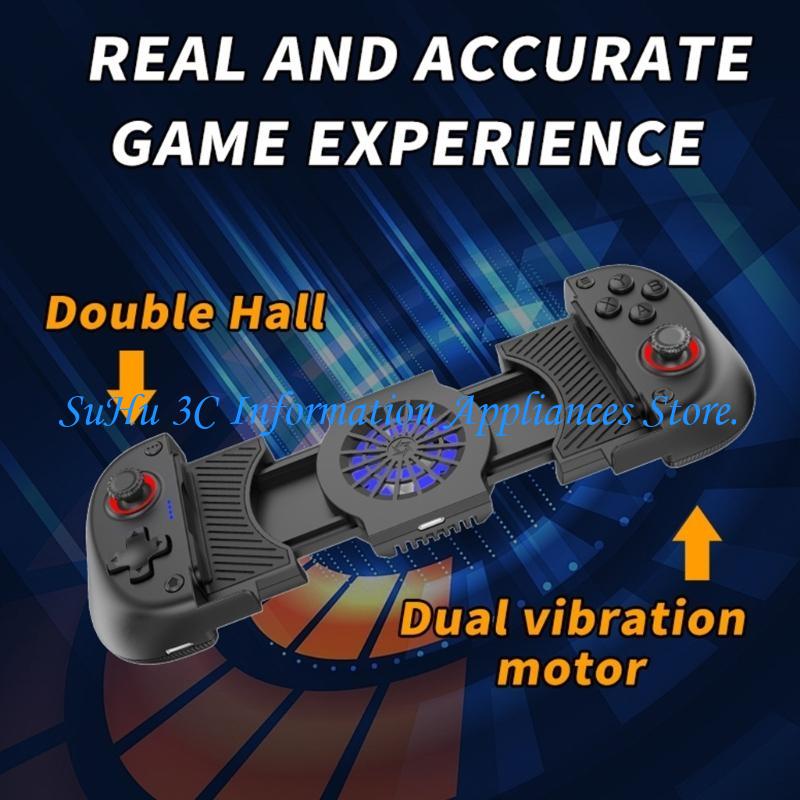 Gaming Console For Phone - โทรศัพท์Gamepadการสั่นสะเทือนคู่มอเตอร์Hall Effectจอยสติ๊กยืดController