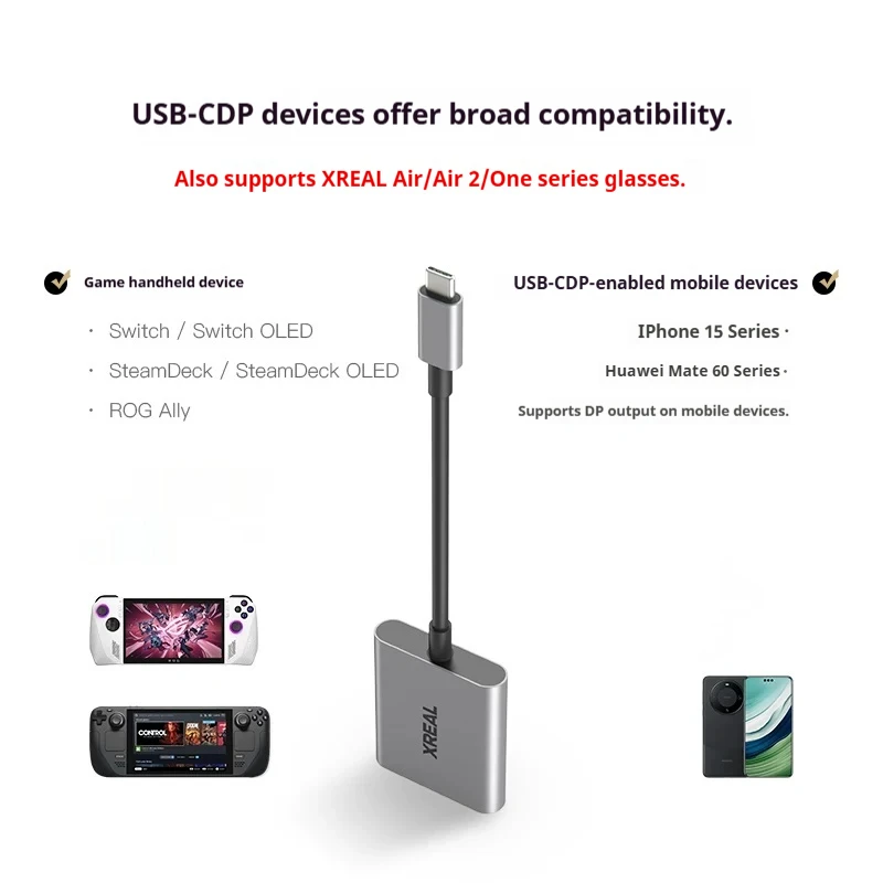อะแดปเตอร์ USB-C XREAL Hub สำห - Gaming Console Rog Ally บทวิจารณ์และราคา