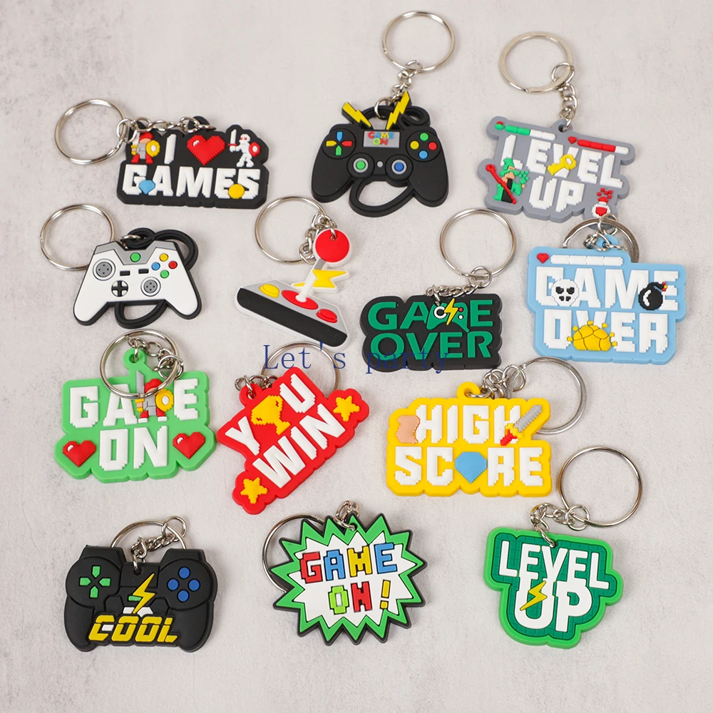 13 ชิ้นวิดีโอเกมธีมพวงกุญแจ PV - Gaming Console Keychain บทวิจารณ์และราคา