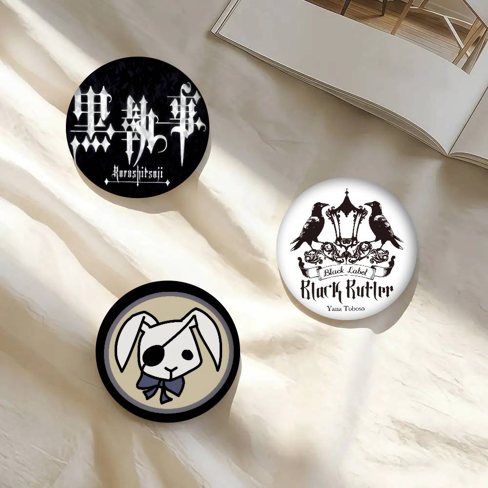 เข็มกลัดอนิเมะลายโลโก้สีดำ บัต - Gaming Console Buttons บทวิจารณ์และราคา