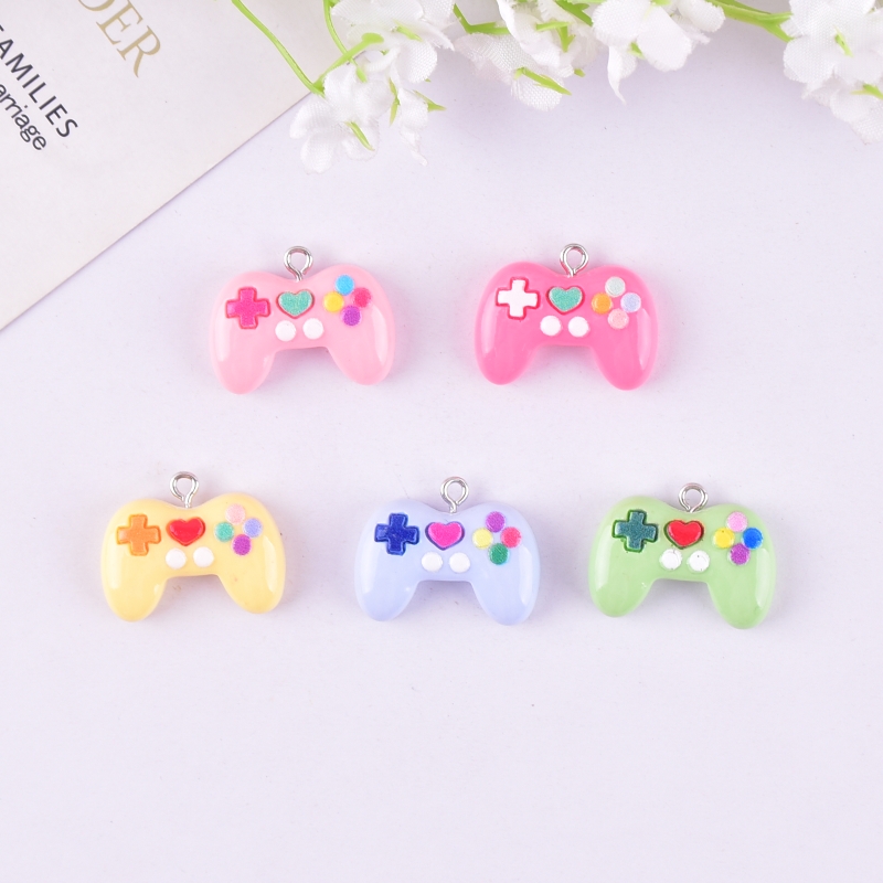 10pcs สีเกมคอนโซล Gamepad เรซิ - Gaming Console Keychain บทวิจารณ์และราคา