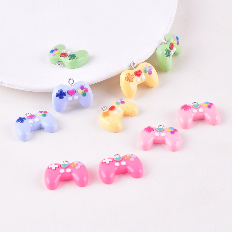 10pcs สีเกมคอนโซล Gamepad เรซิ - Gaming Console Keychain บทวิจารณ์และราคา