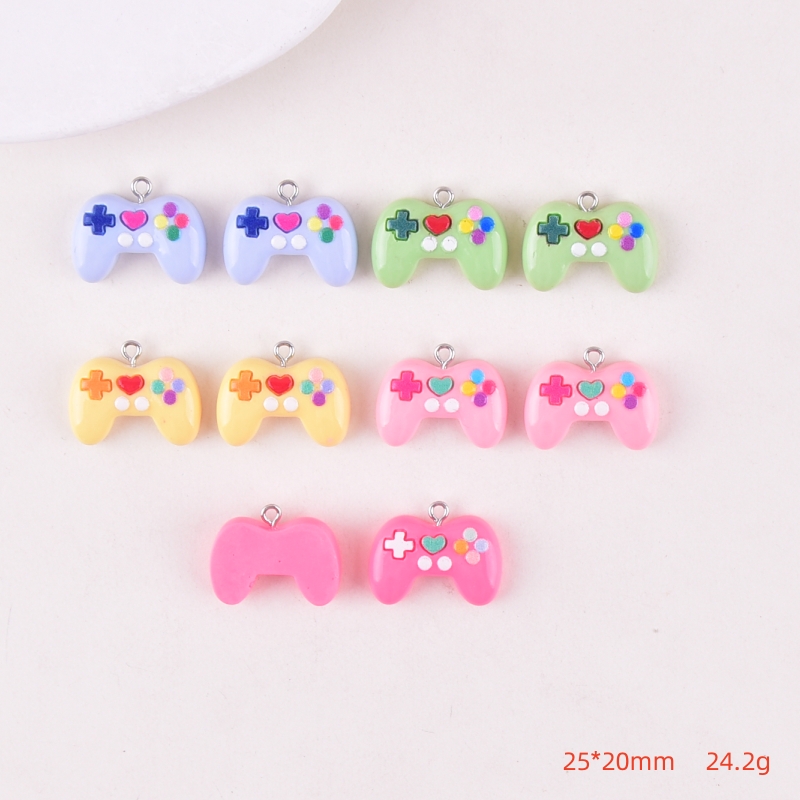 10pcs สีเกมคอนโซล Gamepad เรซิ - Gaming Console Keychain บทวิจารณ์และราคา