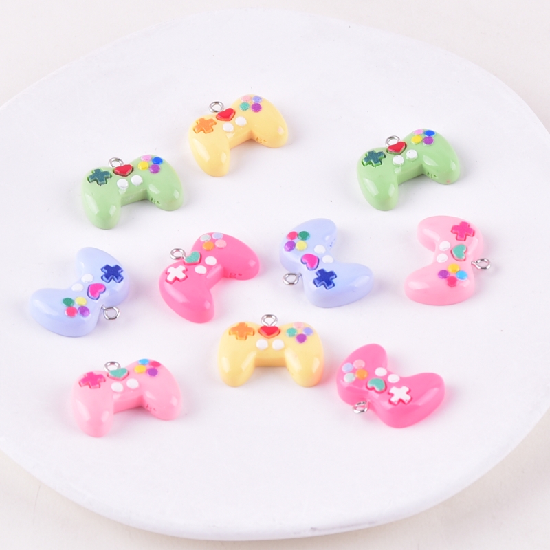 10pcs สีเกมคอนโซล Gamepad เรซิ - Gaming Console Keychain บทวิจารณ์และราคา